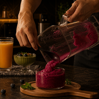 Liquidificador TKKEACE 6000W – 2.5L, 4 Lâminas, para Gelo, Frutas e Frutos Secos