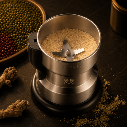 Moinho Elétrico Multifunções 400W para Café, Cereais e Especiarias