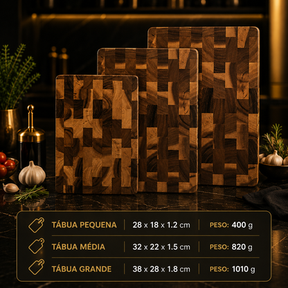 Premium Acacia Wood Double-Sided Chopping Board – Non-Slip and Moisture-Proof