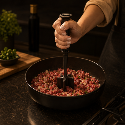 Picador de Carne 1 Peça – Resistente ao Calor, para Hambúrguer e Carne Picada