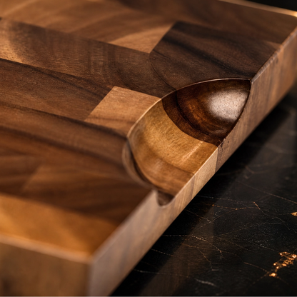 Premium Acacia Wood Double-Sided Chopping Board – Non-Slip and Moisture-Proof