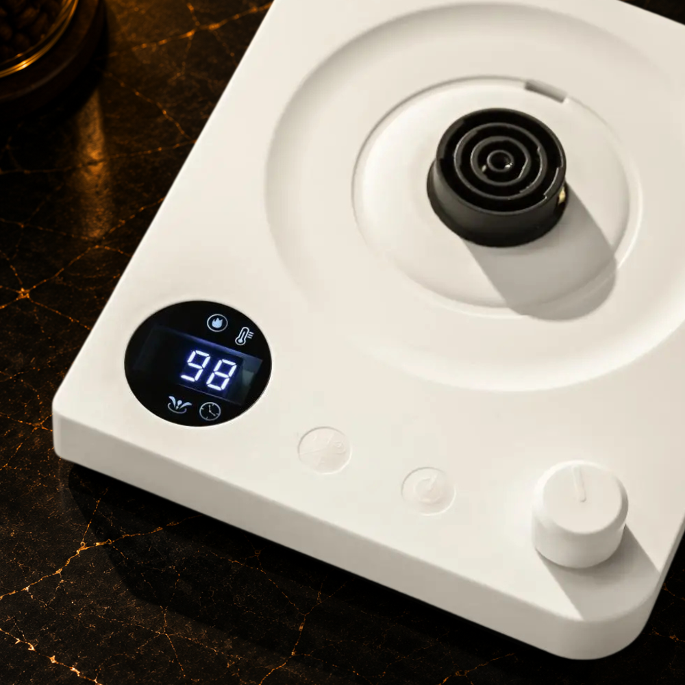 Chaleira Elétrica de Bico de Ganso milAlim 1000W – 1L, Aço 304, Ecrã LED, Controlo de Temperatura