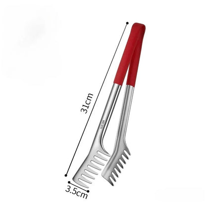 Pinça de Cozinha Aço Inoxidável 304 – Resistente ao Calor