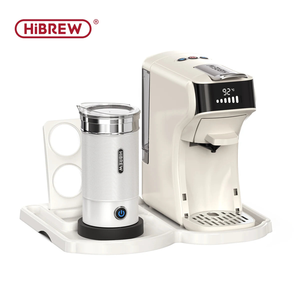 Máquina de Café HiBREW H1B 6 em 1 – 20 bar, Cápsulas Nespresso/Dolce Gusto e Café Moído