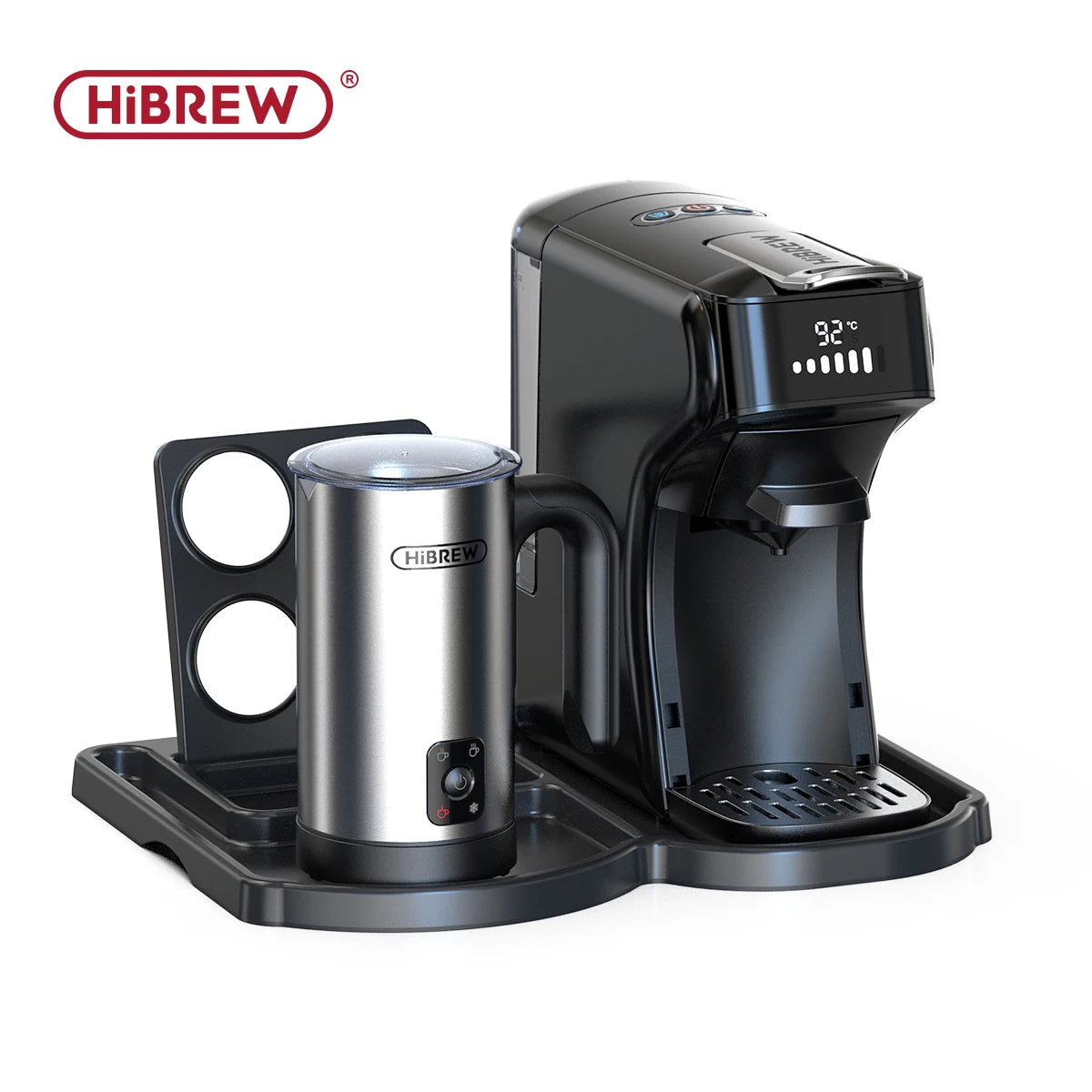 Máquina de Café HiBREW H1B 6 em 1 – 20 bar, Cápsulas Nespresso/Dolce Gusto e Café Moído