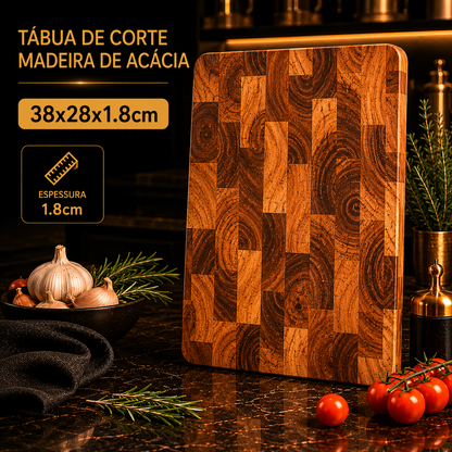 Premium Acacia Wood Double-Sided Chopping Board – Non-Slip and Moisture-Proof