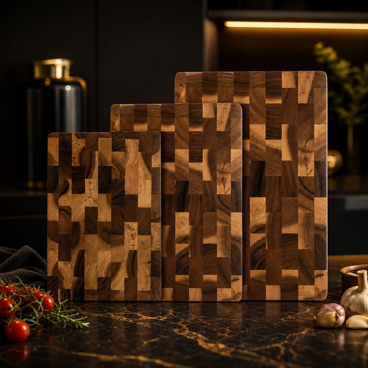 Premium Acacia Wood Double-Sided Chopping Board – Non-Slip and Moisture-Proof