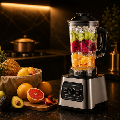 Liquidificador TKKEACE 6000W – 2.5L, 4 Lâminas, para Gelo, Frutas e Frutos Secos