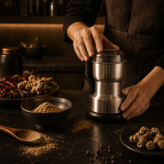 Moinho Elétrico Multifunções 400W para Café, Cereais e Especiarias