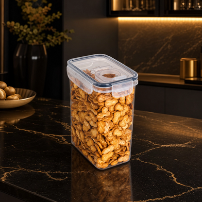 Airtight Food Storage Containers with Lids – Stackable, for Flour, Sugar and Cereal